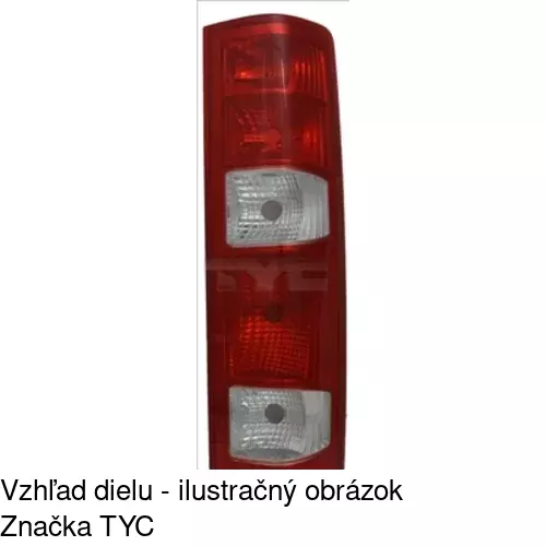 Zadné svetlo POLCAR 308088-E