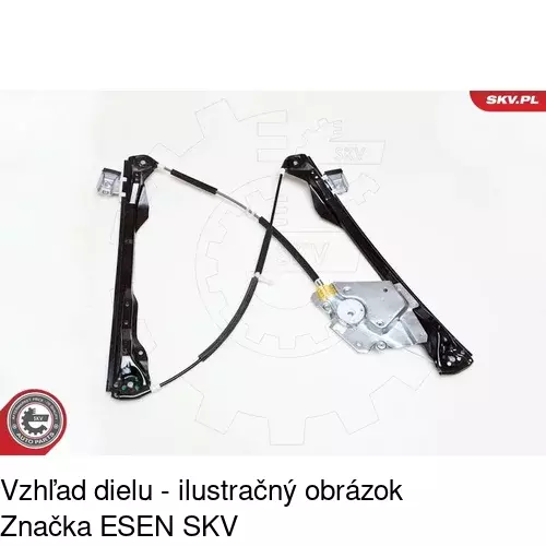 Elektrický mechanizmus okna dverí POLCAR 3201PSE2