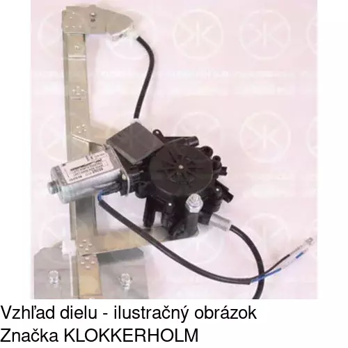 Elektrický mechanizmus okna dverí POLCAR 3201PSE4 - obr. 4