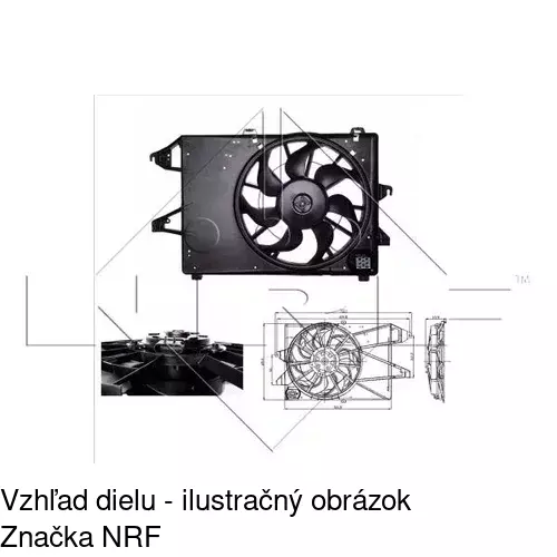 Ventilátory chladičov POLCAR 321823W2 - obr. 1