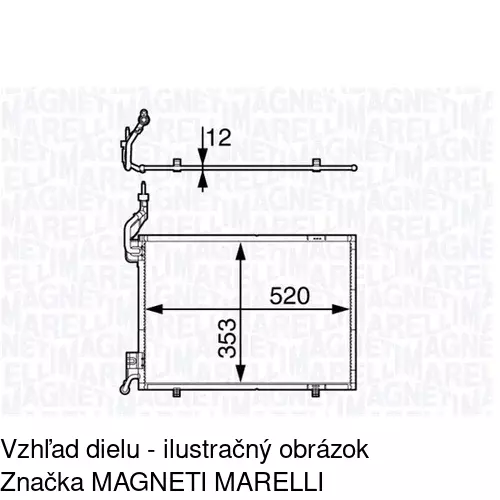 Chladiče klimatizácie POLCAR 3238K8C2S