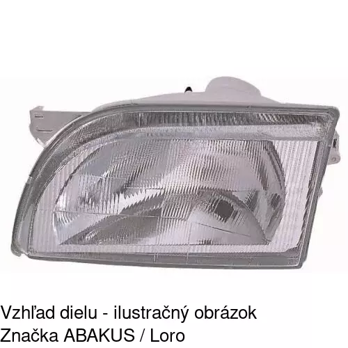 Hlavný reflektor POLCAR 324610-E - obr. 5