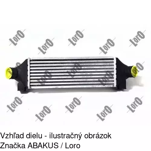 Chladiče vzduchu (Intercoolery) POLCAR 3247J8-2