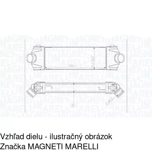 Chladiče vzduchu (Intercoolery) POLCAR 3248J8-2 - obr. 2