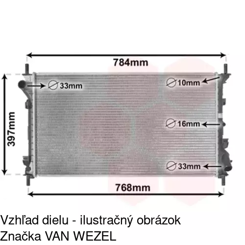 Chladiče vody POLCAR 325608A3 - obr. 5