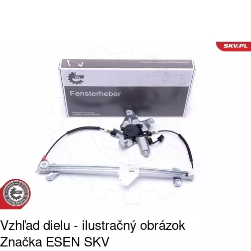 Elektrický mechanizmus okna dverí POLCAR 3256PSE2 - obr. 4