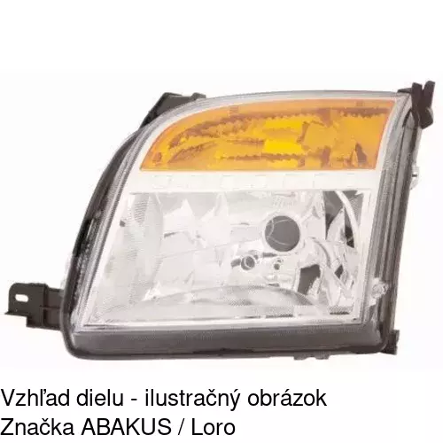 Hlavný reflektor POLCAR 325809-E - obr. 2