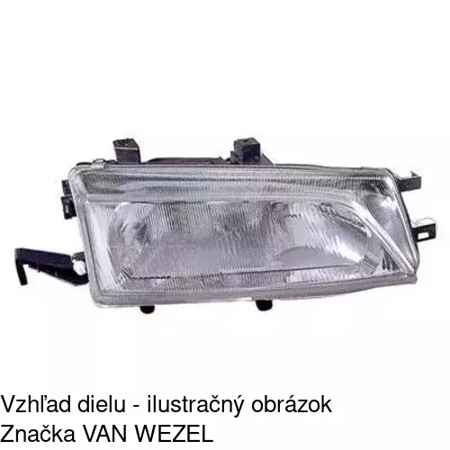 Hlavný reflektor POLCAR 3817103E