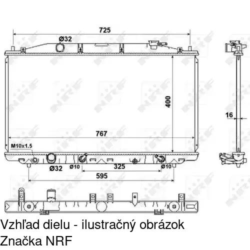 Chladiče vody POLCAR 383608-1