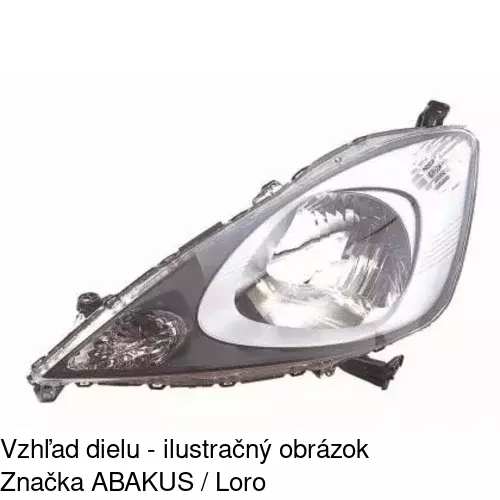 Hlavný reflektor POLCAR 3837090E - obr. 2