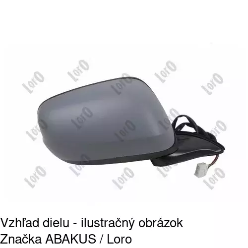 Vonkajšie zrkadlo POLCAR 3837527E - obr. 1