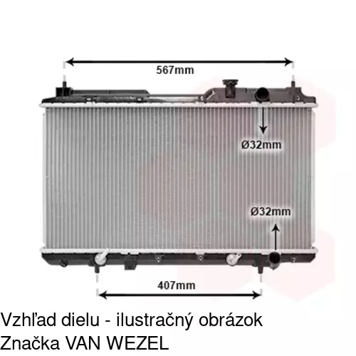 Chladiče vody POLCAR 3875081K - obr. 3