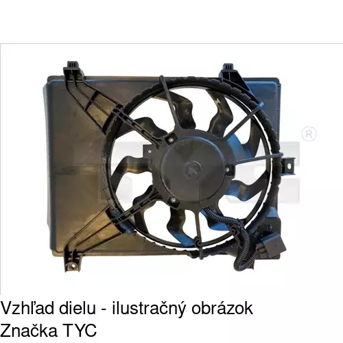 Ventilátory chladičov POLCAR 400323W2