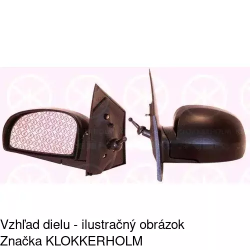 Vonkajšie zrkadlo POLCAR 4042511S - obr. 1