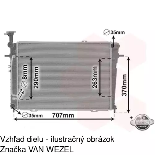 Chladiče vody POLCAR 404708-3 - obr. 4