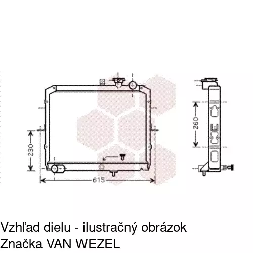 Chladiče vody POLCAR 415008 - obr. 1