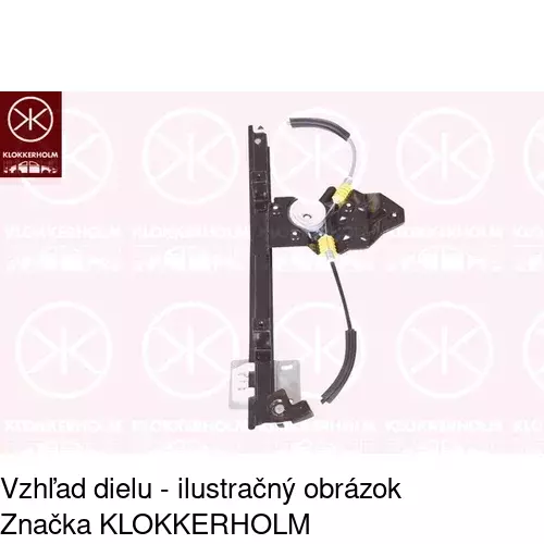 Elektrický mechanizmus okna dverí POLCAR 4311PSE4