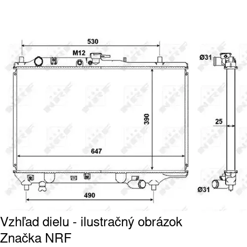 Chladiče vody POLCAR 450408-6