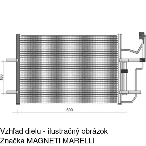 Chladiče klimatizácie POLCAR 4541K81K - obr. 1