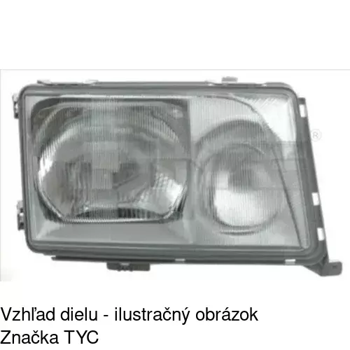 Hlavný reflektor POLCAR 5014092U