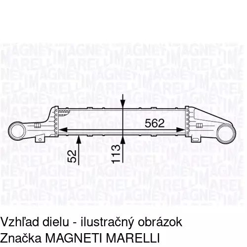 Chladiče vzduchu (Intercoolery) POLCAR 5015J8-2