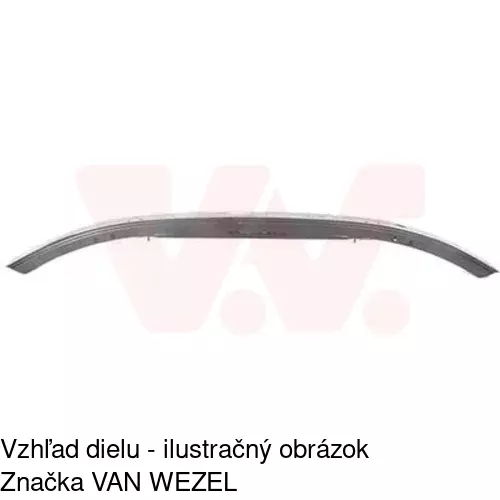 Výstuha nárazníka 501607-3 /POLCAR/ - obr. 1