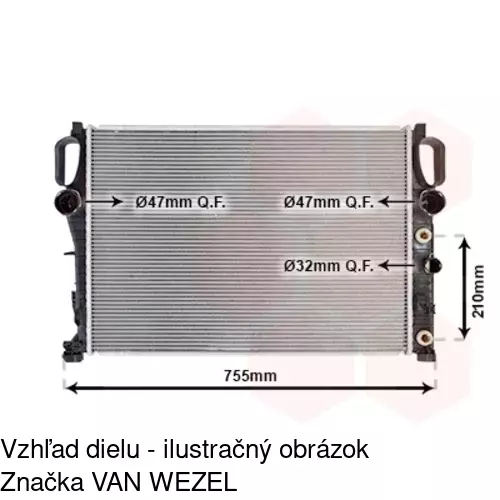 Chladiče vody POLCAR 501608-3 - obr. 5