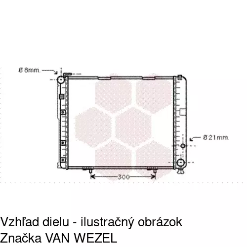 Chladiče vody POLCAR 502408-1 - obr. 3