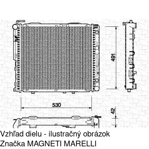 Chladiče vody POLCAR 502408-3