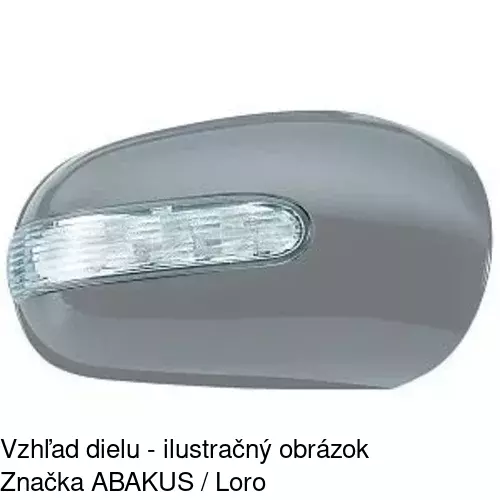 Rám vonkajšieho zrkadla POLCAR 504454PM