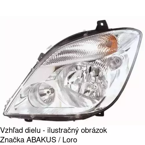 Hlavný reflektor POLCAR 506509-E - obr. 5