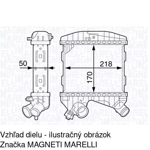 Chladiče vzduchu (Intercoolery) POLCAR 5095J8-2