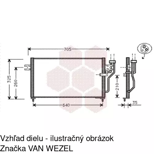 Chladiče klimatizácie POLCAR 5217K8C1