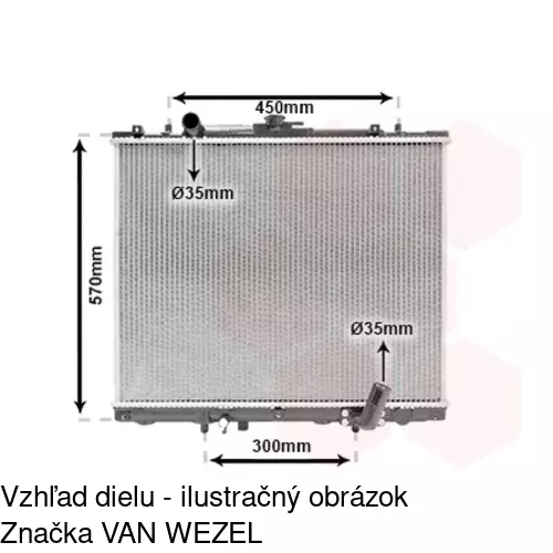 Chladiče vody POLCAR 527308-3 - obr. 3