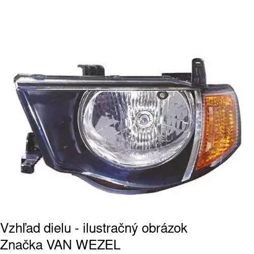 Hlavný reflektor POLCAR 5279093E - obr. 2