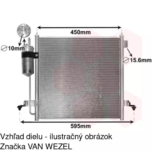 Chladiče klimatizácie POLCAR 5279K8C1 - obr. 3