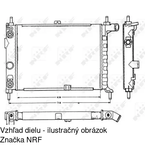 Chladiče vody POLCAR 550508-8