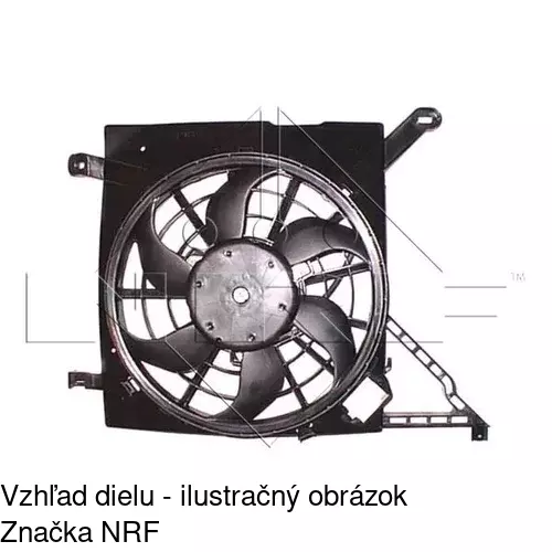 Ventilátor bez krytu / podpery POLCAR 550823U1 - obr. 3