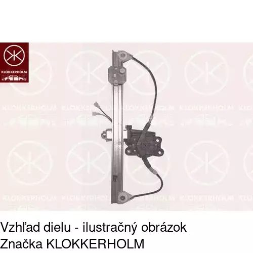 Mechanizmus sťahovania okna elektrický bez motora POLCAR 5508PSG4 - obr. 1