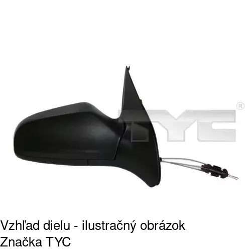 Rám vonkajšieho zrkadla 550954TM /POLCAR/ - obr. 4