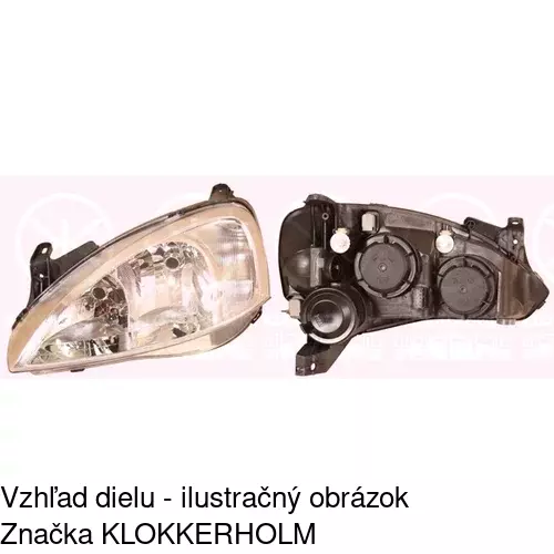 Hlavný reflektor POLCAR 555609-E - obr. 2