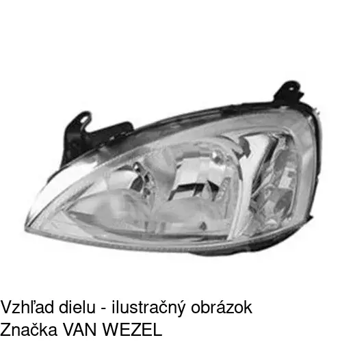 Hlavný reflektor POLCAR 5557091E - obr. 5