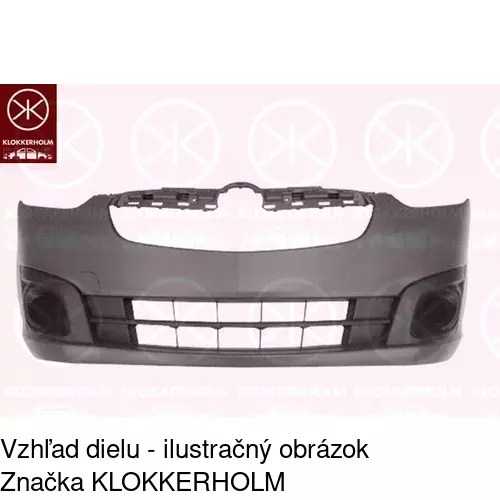 Predný nárazník POLCAR 55U1072J