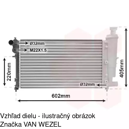 Chladiče vody POLCAR 570608-5 - obr. 5