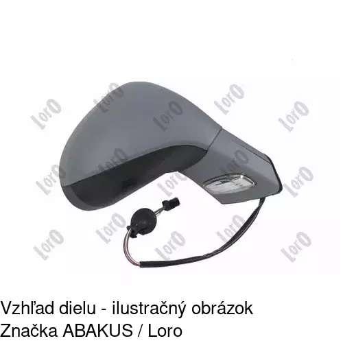 Vonkajšie zrkadlo POLCAR 5712524S - obr. 2