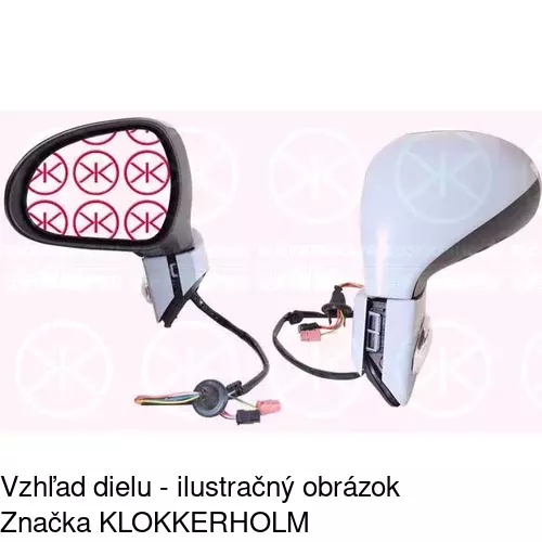 Vonkajšie zrkadlo POLCAR 5712525S - obr. 1