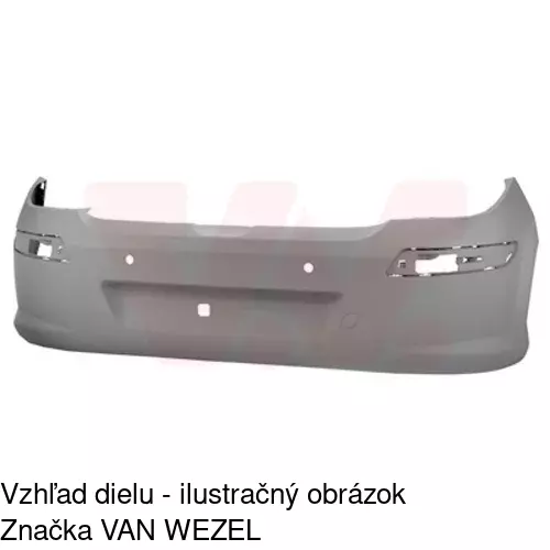 Zadný nárazník POLCAR 5712962J