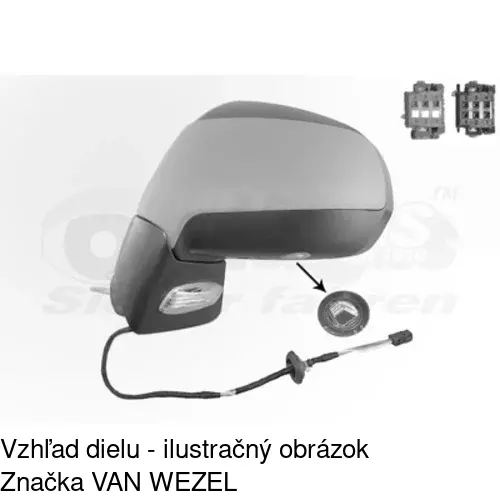 Vonkajšie zrkadlo POLCAR 5780515E - obr. 4