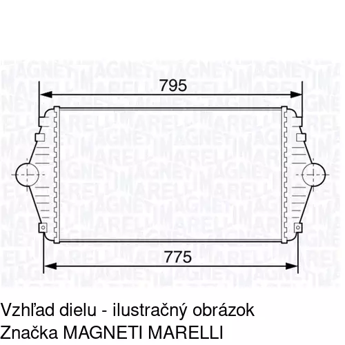 Chladiče vzduchu (Intercoolery) POLCAR 5786J8-1