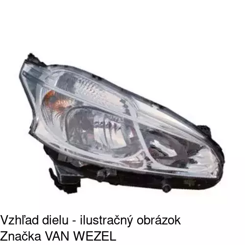 Hlavný reflektor 57B110-E /POLCAR/ - obr. 5